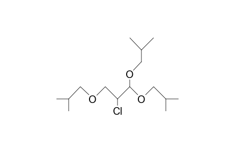 Propionaldehyde, 2-chloro-3-isobutoxy-, diisobutyl acetal