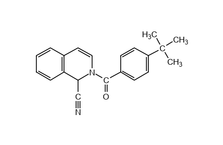 2-(p-tert-butylbenzoyl)-1,2-dihydro-1-isoquinolinecarbonitrile