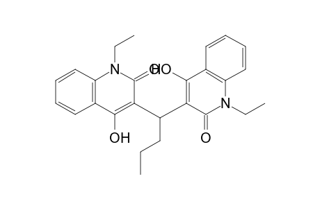 1,1'-Diethy-4,4'-dihydroxy-3,3'-(butane-1,1-diyl)diquinolin-2(1H)-one