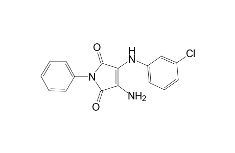 2-(m-Chlorophenyl)amino-3-amino-N-phenylmleimide