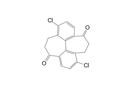 1,7-Dichloro-5,6,11,12-tetrahydrodibenzo[ef,kl]heptalene-4,10-dione