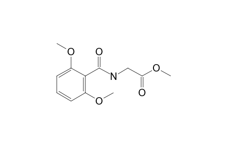 2-[(2,6-Dimethoxybenzoyl)amino]acetic acid methyl ester