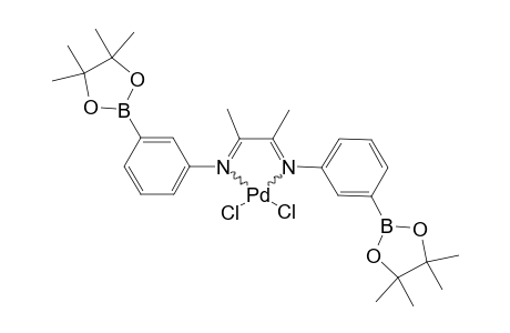 [1,4-BIS-[3-(4,4,5,5-TETRAMETHYL-1,3,2-DIOXABOROLAN-2-YL)-PHENYL]-2,3-DIMETHYL-1,4-DIAZA-1,3-BUTADIENE]-DICHLOROPALLADIUM-(II)