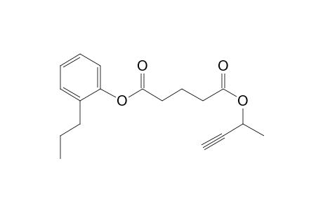 Glutaric acid, but-3-yn-2-yl 2-propylphenyl ester