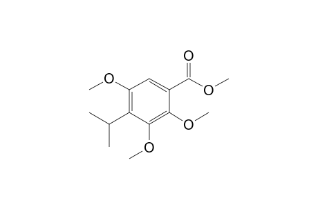 methyl 4-(1-methylethyl)-2,3,5-trimethoxybenzoate