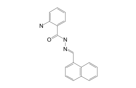 anthranilic acid, [(1-naphthyl)methylene]hydrazide