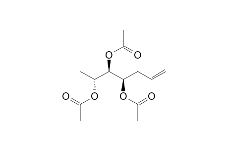 (2R,3R,4R)-Hept-6-ene-2,3,4-triyl Triacetate