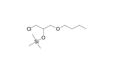 1-Butoxy-3-chloro-2-propanol, tms