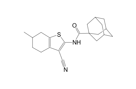 N-(3-cyano-6-methyl-4,5,6,7-tetrahydro-1-benzothien-2-yl)-1-adamantanecarboxamide