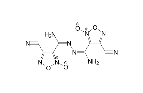 Furoxane, 3-aminocarbonyl-4-cyano-, azine