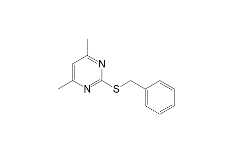 2-BENZYLTHIO-4,6-DIMETHYLPYRIMIDINE