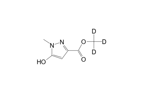 5-Hydroxy-1-methyl-3-pyrazole carboxylic acid-[D3]methylester