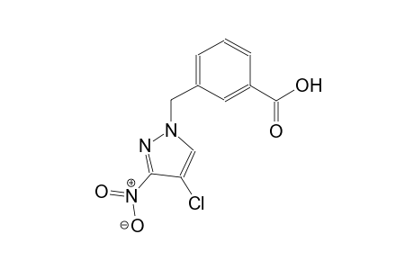 3-[(4-chloro-3-nitro-1H-pyrazol-1-yl)methyl]benzoic acid