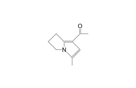 4-Acetyl-2-methyl-1-aza-bicyclo(3.3.0)octa-2,4-diene