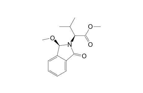 Methyl (2S,3'R)-2-(2,3-dihydro-3-methoxy-1-oxo-1H-isoindol-2-yl)-3-methyl-butanoate