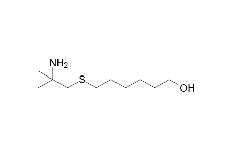 6-[(2-amino-2-methylpropyl)thio]-1-hexanol