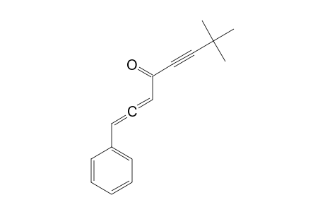7,7-Dimethyl-1-phenyl-1,2-octadien-5-yn-4-one