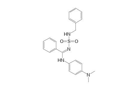 N'-(benzylsulfamoyl)-N-[p-(dimethylamino)phenyl]benzamidine