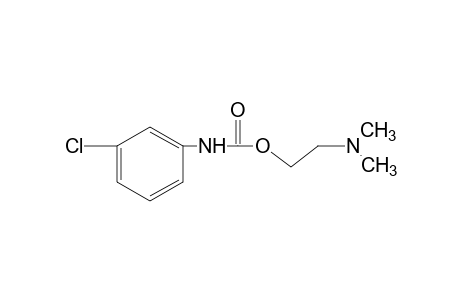 m-chlorocarbanilic acid, 2-(dimethylamino)ethyl ester