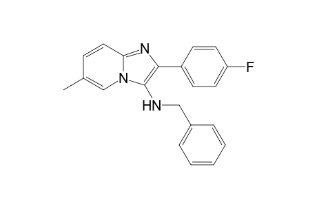 imidazo[1,2-a]pyridin-3-amine, 2-(4-fluorophenyl)-6-methyl-N-(phenylmethyl)-