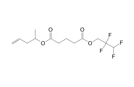 Glutaric acid, 2,2,3,3-tetrafluoropropyl pent-4-en-2-yl ester