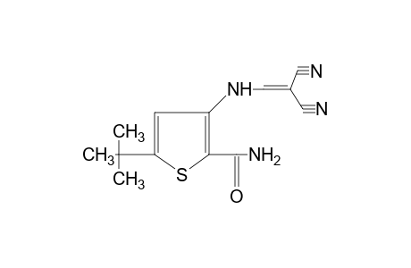 5-tert-butyl-3-[(2,2-dicyanovinyl)amino]-2-thiophenecarboxamide