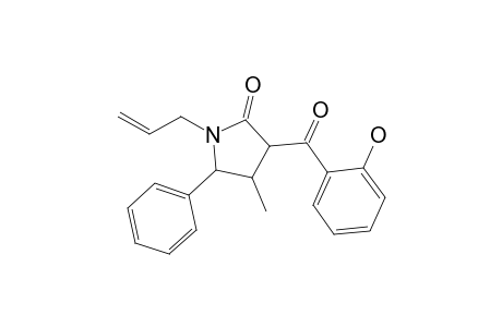 1-Allyl-3-[(2'-hydroxyphenyl)carbonyl]-4-methyl-5-phenylpyrrolidin-2-one