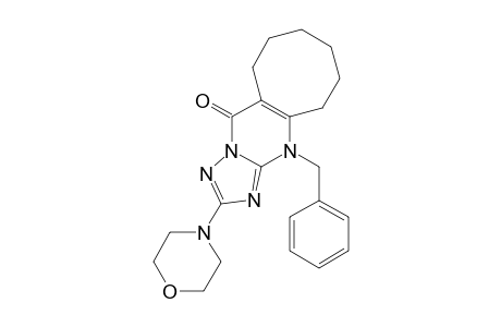 12-BENZYL-6,7,8,9,10,11-HEXAHYDRO-2-MORPHOLINO-CYClOOCTA-[D]-[1,2,4]-TRIAZOLO-[1,5-A]-PYRIMIDIN-5(12H)-ONE