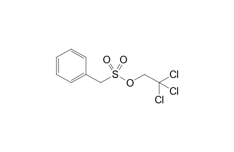 2,2,2-trichloroethyl phenylmethanesulfonate