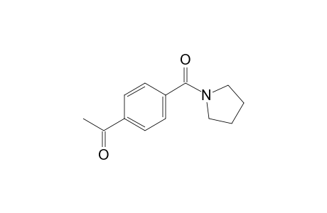 1-(4-pyrrolidin-1-ylcarbonylphenyl)ethanone