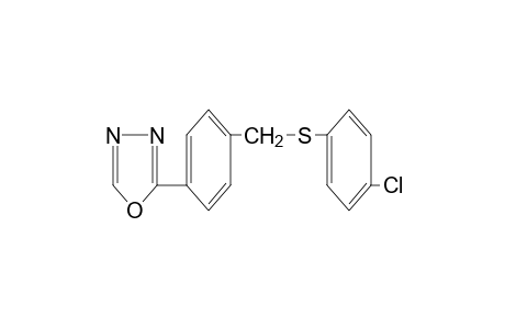 2-{alpha-[(p-CHLOROPHENYL)THIO]-p-TOLYL}-1,3,4-OXADIAZOLE