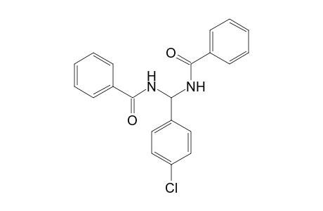 N-[(Benzoylamino)(4-chlorophenyl)methyl]benzamide
