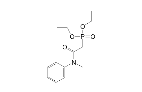 [(N-methyl-N-phenylcarbamoyl)methyl]phosphonic acid, diethyl ester