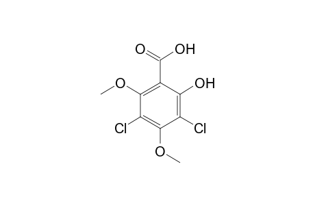 3,5-Dichloro-4,6-dimethoxysalicylic acid