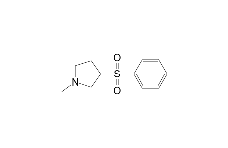 1-Methyl-3-(phenylsulfonyl)pyrrolidine