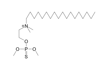 O,O-DIMETHYL-O-[BETA-(N-OCTADECYL-N,N-DIMETHYLAMMONIO)ETHYL]THIOPHOSPHATE CATION