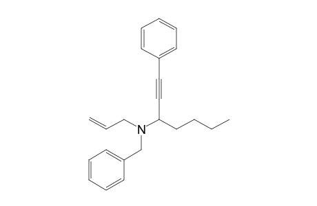 N-Allyl-N-benzyl-1-phenyl-1-heptyn-3-amine