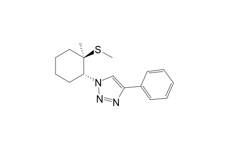 1-[(1R*,2R*)-2-Methyl-2-(methylthio)cyclohexyl]-4-phenyl-1H-1,2,3-triazole