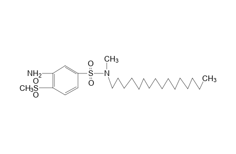 N1-hexadecyl-N1-methyl-4-(methylsulfonyl)metanilamide