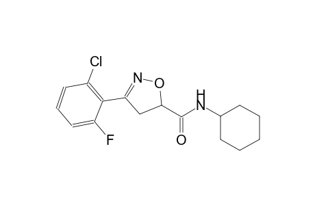 5-isoxazolecarboxamide, 3-(2-chloro-6-fluorophenyl)-N-cyclohexyl-4,5-dihydro-