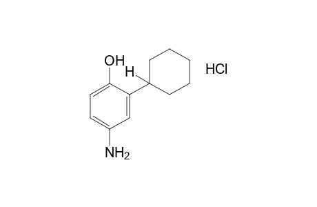 4-amino-2-cyclohexylphenol, hydrochloride