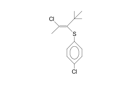 (E)-2-CHLORO-3-(4-CHLOROBENZENESULFENYL)-4,4-DIMETHYL-2-PENTENE