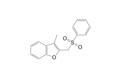 3-methyl-2-[(phenylsulfonyl)methyl]benzofuran