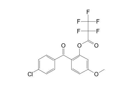 4'-Chloro-2-hydroxy-4-methoxybenzophenone, pentafluoropropionate