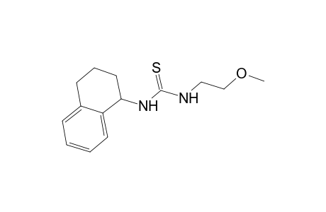 N-(2-methoxyethyl)-N'-(1,2,3,4-tetrahydro-1-naphthalenyl)thiourea