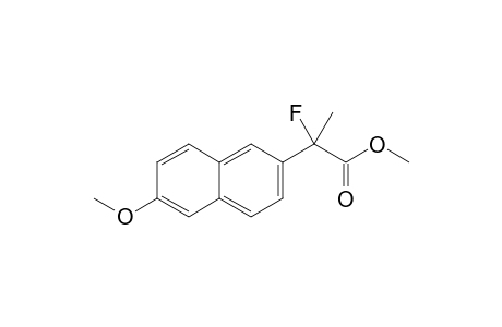 (+/-)-METHYL-2-FLUORO-2-[6-METHOXY-(2-NAPHTHYL)]-PROPIONATE