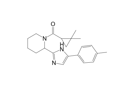 (2,2-dimethylcyclopropyl)(2-(5-(p-tolyl)-1H-imidazol-2-yl)piperidin-1-yl)methanone