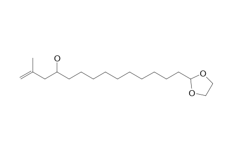 14-(1,3-Dioxolan-2-yl)-2-methyl-1-tetradecen-4-ol