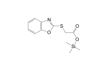 (1,3-Benzoxazol-2-ylsulfanyl)acetic acid, tms derivative