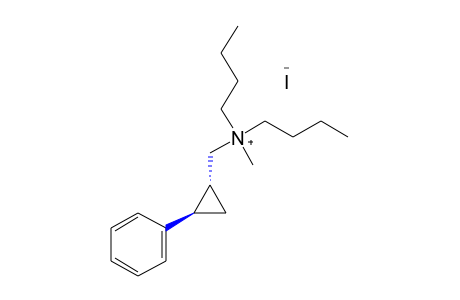 trans-Dibutylmethyl[(2-phenyl-1-cyclopropyl)methyl]ammonium iodide